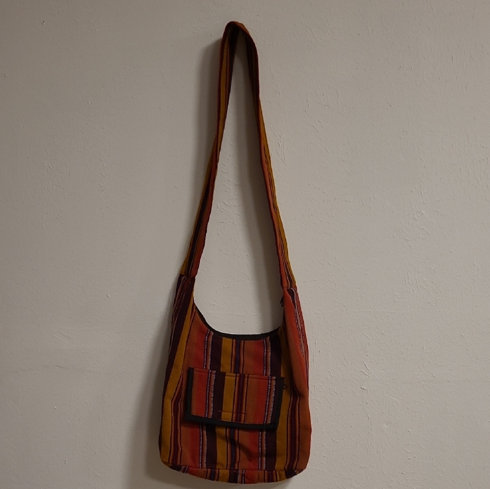 Striped Multicolor Shoulder Bag